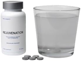 Rejuvenation Molecular Hydrogen Tablets With Magnesium: Highest Dose And Concentration, Supports Gut, Liver, Brain, Cardiovascular, Mitochondrial Health - Unflavored