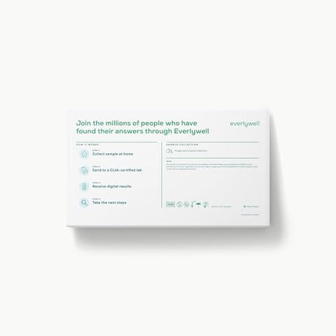 Everlywell Vitamin D + Inflammation Test Athome Collection Kit Accurate Results From A Clia Lab Within Days Ages 18+