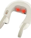 Homedics Shiatsu Rechargeable Neck Massager With Heat, Deep-Kneading Shiatsu Massage, Comfort-Flex Handles, Integrated Controls, Cordless, Relaxes Muscle Tension, Releases Sore Muscles