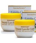 New Zealand Natural Beauteous Lanolin Cream with Lanolin from Merino Sheep, Colostrum and Vitamin E, 100g (2 creams)