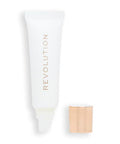 Revolution Beauty London Juicy Peptide Lip Balm Hydrating & Plumping Lip Balm With Sheer Color Infused With Vitamin E & Peptides Clear Ice 0.27 Fl. Oz