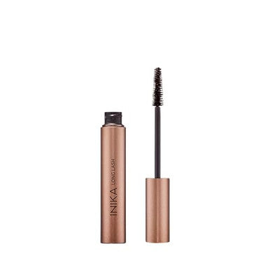 Inika Organic Long Lash Mascara -Extreme Volume And Length Vegan Natural Formula Enriched With Essential Fatty Acids Magnolia Bark Extract & Vitamin E Cruelty- Black