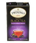Premium Black Tea Blackcurrant Breeze 20 Bags (Case of 6) By Twinings Tea