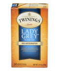 Decaffeinated Lady Grey Black Tea 20 Bags (Case of 6) By Twinings Tea