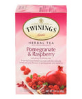 Pomegranate & Raspberry Tea 20 Bags (Case of 6) By Twinings Tea