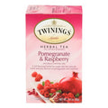 Pomegranate & Raspberry Tea 20 Bags (Case of 6) By Twinings Tea