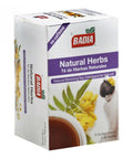 Natural Herbs Tea 25 Bags (Case of 10) By Badia