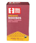 Organic Rooibos Tea 20 Bags (Case of 6) By Equal Exchange