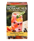 Botanicals Cold Water Infusion Blueberry Citrus Basil Tea 18 Bags (Case of 6) By Bigelow