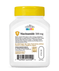 21St Century Niacinamide 500Mg Prolonged Release Tablets, 110-Count, Vitamin B Complex Supplement For Energy, Heart & Nervous System Support, Non-Gmo, Vegan-Friendly, Adult Daily Vitamins