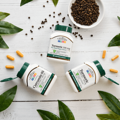 21st Century Curcumin 95 Herbal Supplements, 45 ea