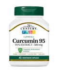 21st Century Curcumin 95 Herbal Supplements, 45 ea