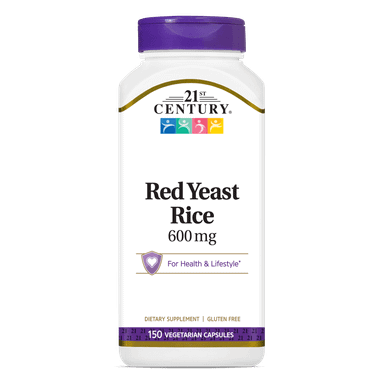 21st Century Red Yeast Rice Vegetarian Capsules 150 ea