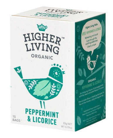 Higher Living Peppermint & Licorice 15 Bag