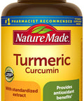 Nature Made Turmeric Curcumin 500 mg, Herbal Supplement for Antioxidant Support, 120 Capsules, 120 Day Supply
