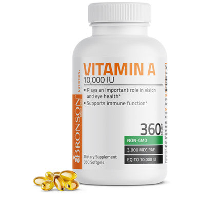 Bronson Vitamin A Retinyl Palmitate - 10,000 IU 360 Count