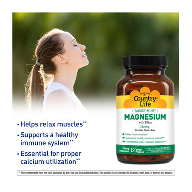 Country Life Target-Mins Magnesium Caps 300mg