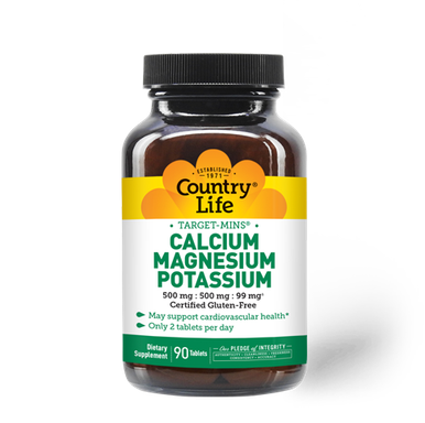 Country Life Calcium Magnesium Potassium
