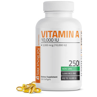 Bronson Vitamin A Retinyl Palmitate - 10,000 IU 250 Count