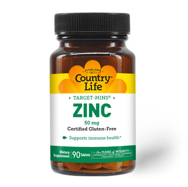 Country Life Target-Mins Zinc 50 mg