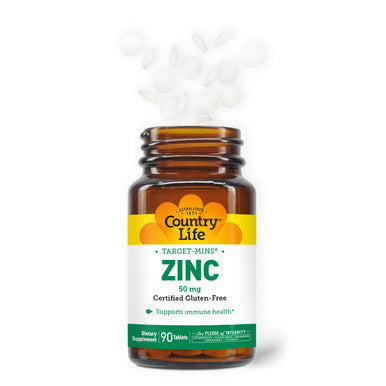 Country Life Target-Mins Zinc 50 mg