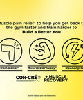 CON-CRET+ MUSCLE RECOVERY, Patented Creatine HCl & Alpha-GEE, Supports relief from Activity-Induced Pain and Inflammation, 90 Capsules