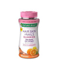 Nature's Bounty Hair, Skin, & Nail Health with Biotin & Collagen Dietary Supplement Gummies, Orange, 80 ea