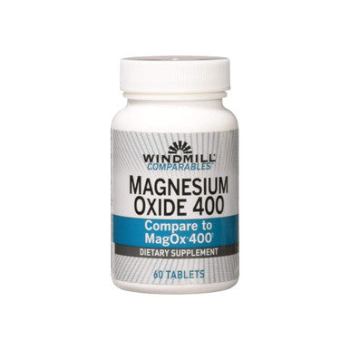 Windmill Magnesium Oxide Tb 400 mg Dietary Supplement, 60 ea