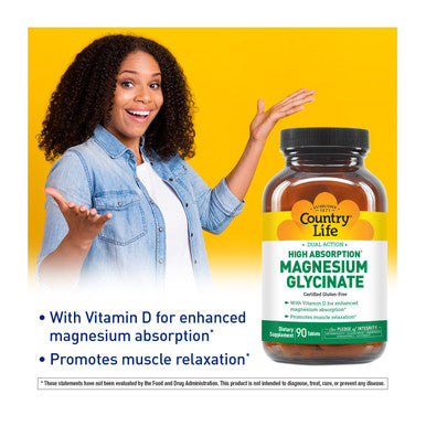 Country Life Dual Action Magnesium Glycinate