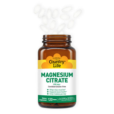 Country Life Magnesium Citrate 250mg