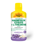Country Life Magnesium Citrate + L Theanine liquid 32oz