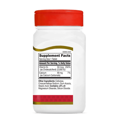 21st Century Vitamin D3 2000 IU Tablets 110 ea