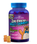 21st Century Zoo Friends Multi Gummies, Fruit 60 Count