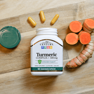 21st Century Turmeric Complex Vegetarian Capsules 500 MG 60 ea