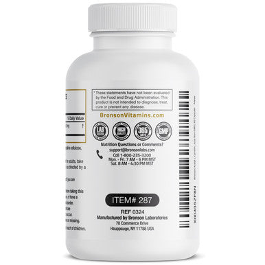 Bronson Acetyl L-Carnitine - 500 MG 60 Count