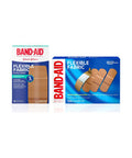 BAND-AID Brand Flexible Fabric Adhesive Bandages for Wound Care & First Aid, 1 Box Extra Large Size 10 ct and 1 Box All One Size 100 ct " 1 ea