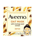 Aveeno Detoxifying Oat Face Mask with Moringa Seed Extract and Vitamin E, 1.7 oz