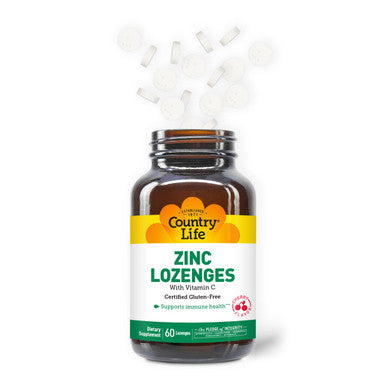 Country Life Zinc Lozenges Cherry Flavor