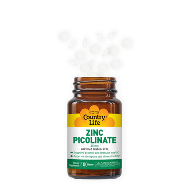 Country Life Zinc Picolinate 25 mg