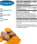 EuroMedica CuraPro Syrup - 250 mg, 8 fl. oz. - BCM-95 Curcumin in Easy-to-Swallow Liquid Form - Clinically-Studied Brain, Heart & Immune Support - Non-GMO, Vegan - 48 Servings