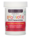 American Health, Probiotic Kid Chewables, Strawberry Vanilla Flavor, 30 Tablets