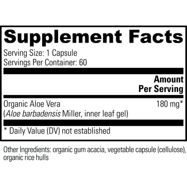 Aloe Vera 60 caps by Global Healing