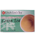 Green Tea DECAFFEINATED , 20 BAG By Uncle Lees Teas