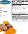 EuroMedica CuraPro - 375mg, 60 Softgels - High Potency Turmeric Curcumin Supplement - Clinically-Studied Liver, Brain, Heart & Immune Support - 60 Servings