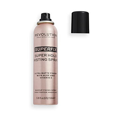 Revolution Beauty London Revolution Beauty Superfix Misting Makeup Setting Spray Ultra Matte & Shine Finish Long Lasting Wear Infused With Vitamin E 5 Fl. Oz.