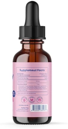 JoySpring Kids Daily Magnesium Routine Glycinate and Citrate Liquid Drops with LTheanine Chamomile and Passion Flower KidFriendly Mineral Supplement for Children