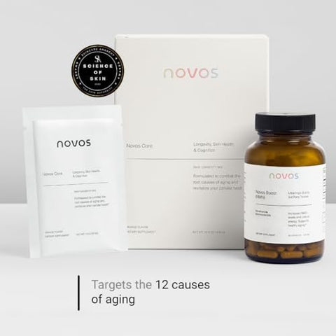 Novos Boost NMN Contains 250 mg of HighPurity NMN 60 Capsules Supports Cellular Repair and DNA Protection Boosts NAD+