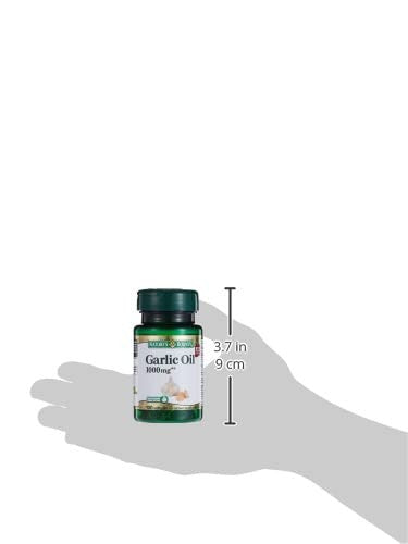 Nature's Bounty Garlic Oil Softgels 1000 Mg