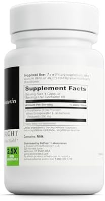 Davinci Labs Glutathione Bright Helps Support Skin Health & Healthy Aging With Glutathione Easily Absorbable Formula Gluten & Soy 60 Vegetarian Capsules