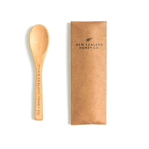 New Zealand Honey Co. Raw Manuka Honey UMF 20+ | MGO 829+ 4.4oz, UMF Certified & Bamboo Spoon 12cm
